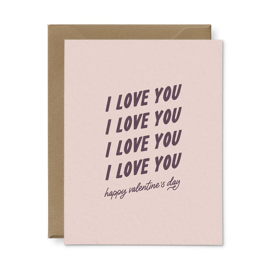 I Love You, Happy Valentine's Day Card